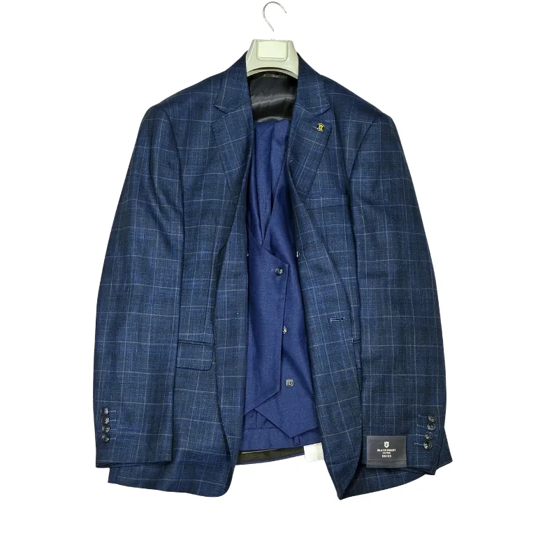 Slate Blue Three Piece Suit
